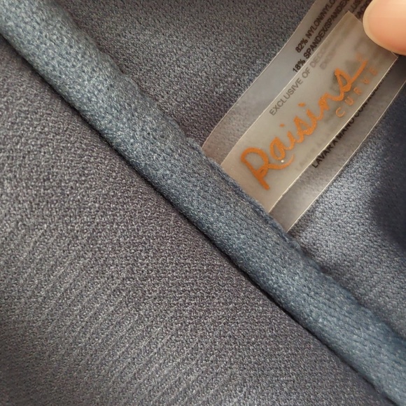 NWT Raisins Curve Size 24W Blue Tortuga Tankini Swim Top - Picture 9 of 10